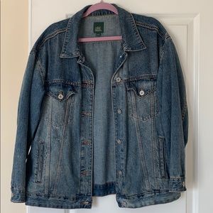Over sized jean jacket